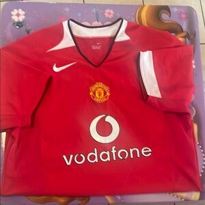 Nike Kids Red Manchester United Jersey